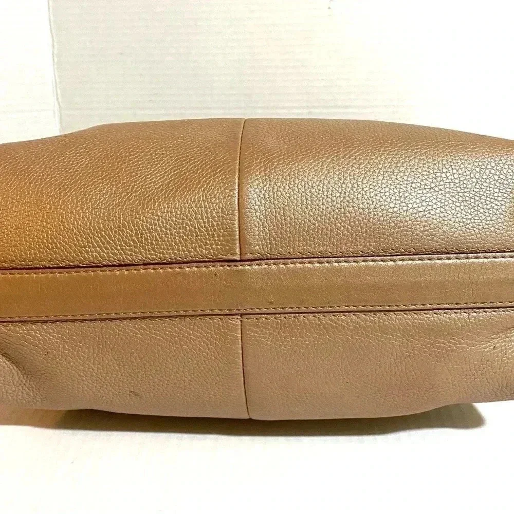 Coach metallic pink